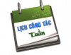 Lịch công tác tuần 13