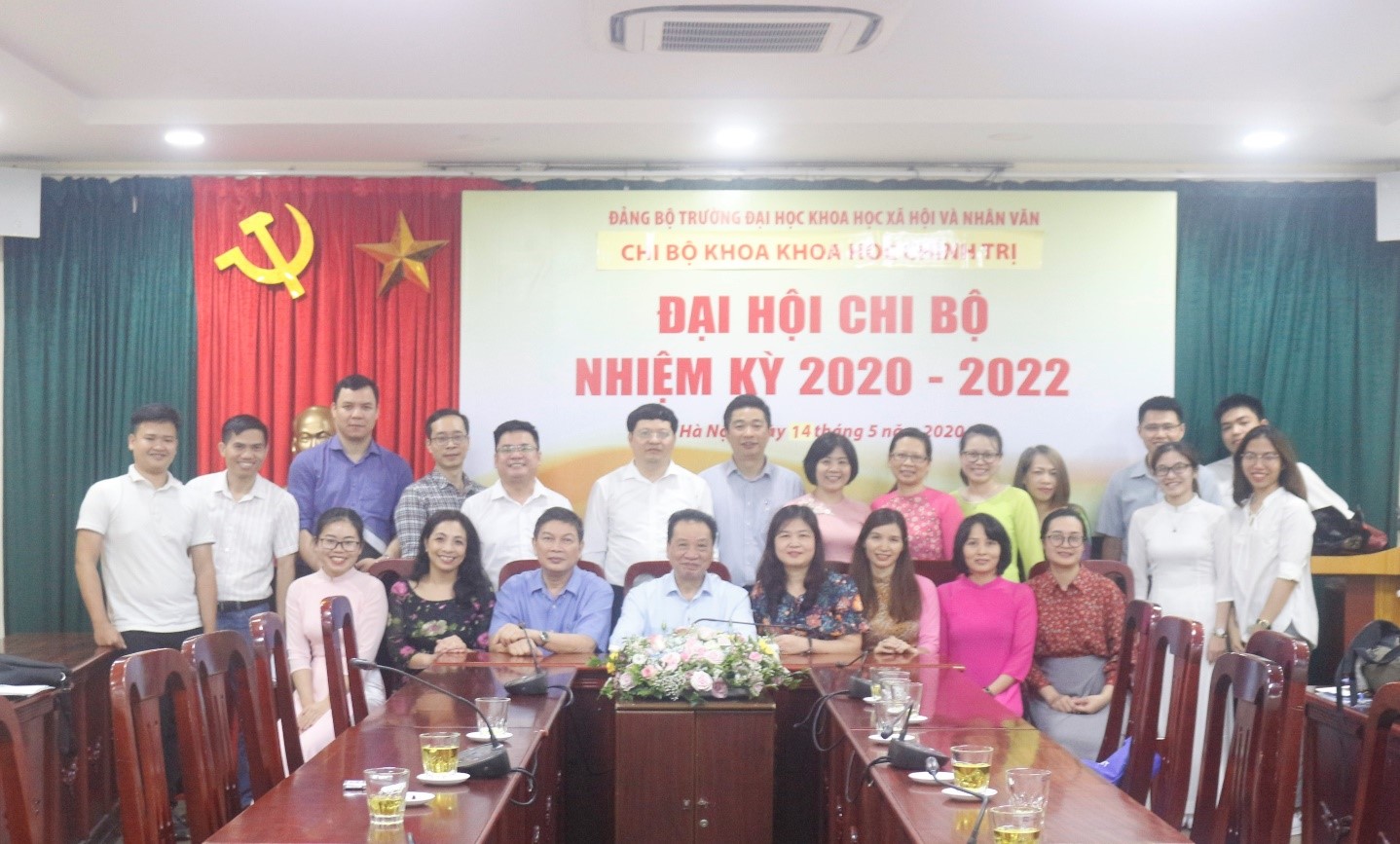 ĐẠI HỘI CHI BỘ KHOA KHOA HỌC CHÍNH TRỊ NHIỆM KỲ 2020-2022- CHỦ ĐỘNG, ĐỔI MỚI, PHÁT TRIỂN