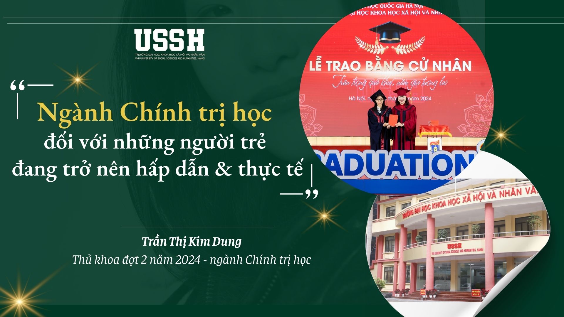 Ngành Chính trị học đối với những người trẻ đang trở nên hấp dẫn và thực tế