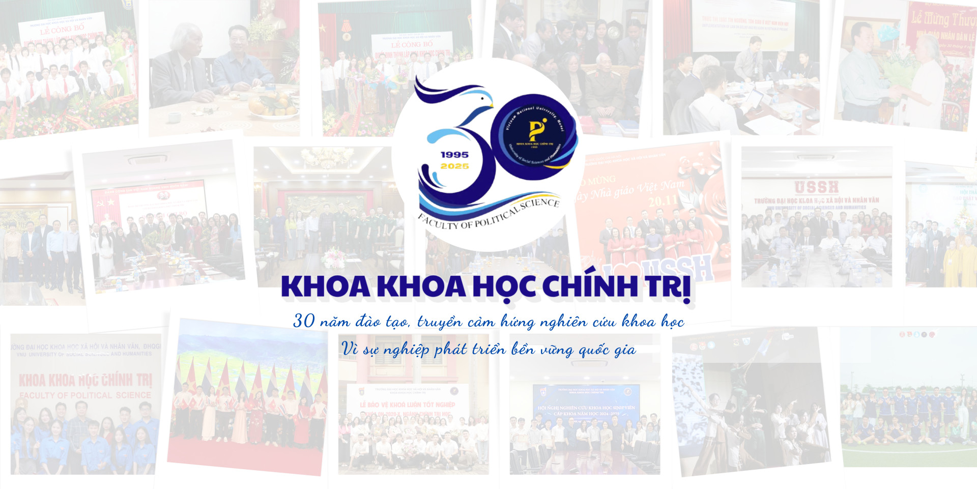 Khoa Khoa học Chính trị: 30 năm đào tạo, truyền cảm hứng nghiên cứu khoa học, vì sự nghiệp phát triển bền vững quốc gia